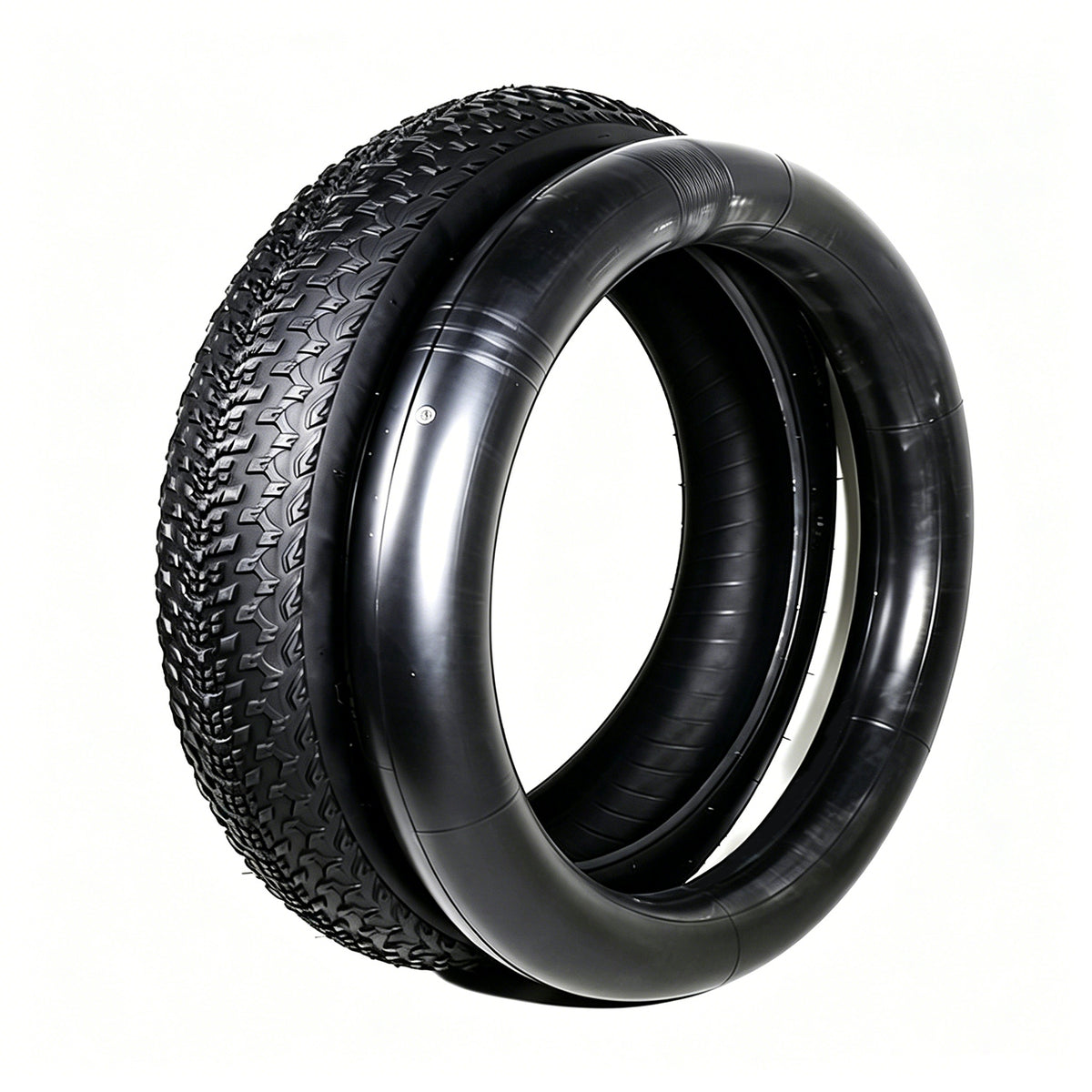 Reliago Puncture Proof 20x4.0 Fat Bike Tire 100-406 Thickened Rubber Outer Tire for Electric Moped Mountain Bike Replacement Parts