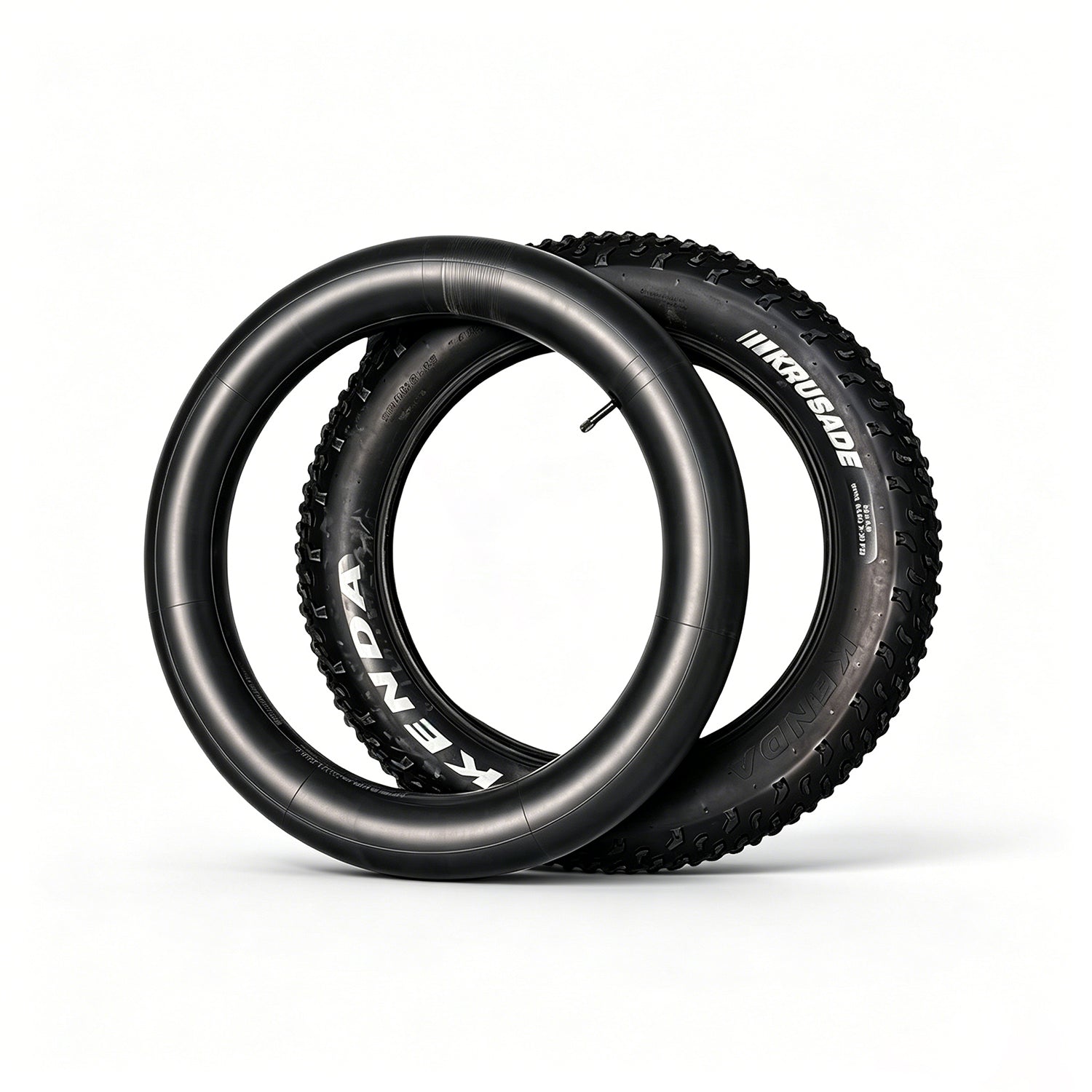 Reliago CHAOYANG 20x4.0 Fat Tire with Inner Tube Anti Slip Half Bald Wear Resistant 20 Inch MTB BMX Beach Snow Bike Replacement Tire Cycling Parts