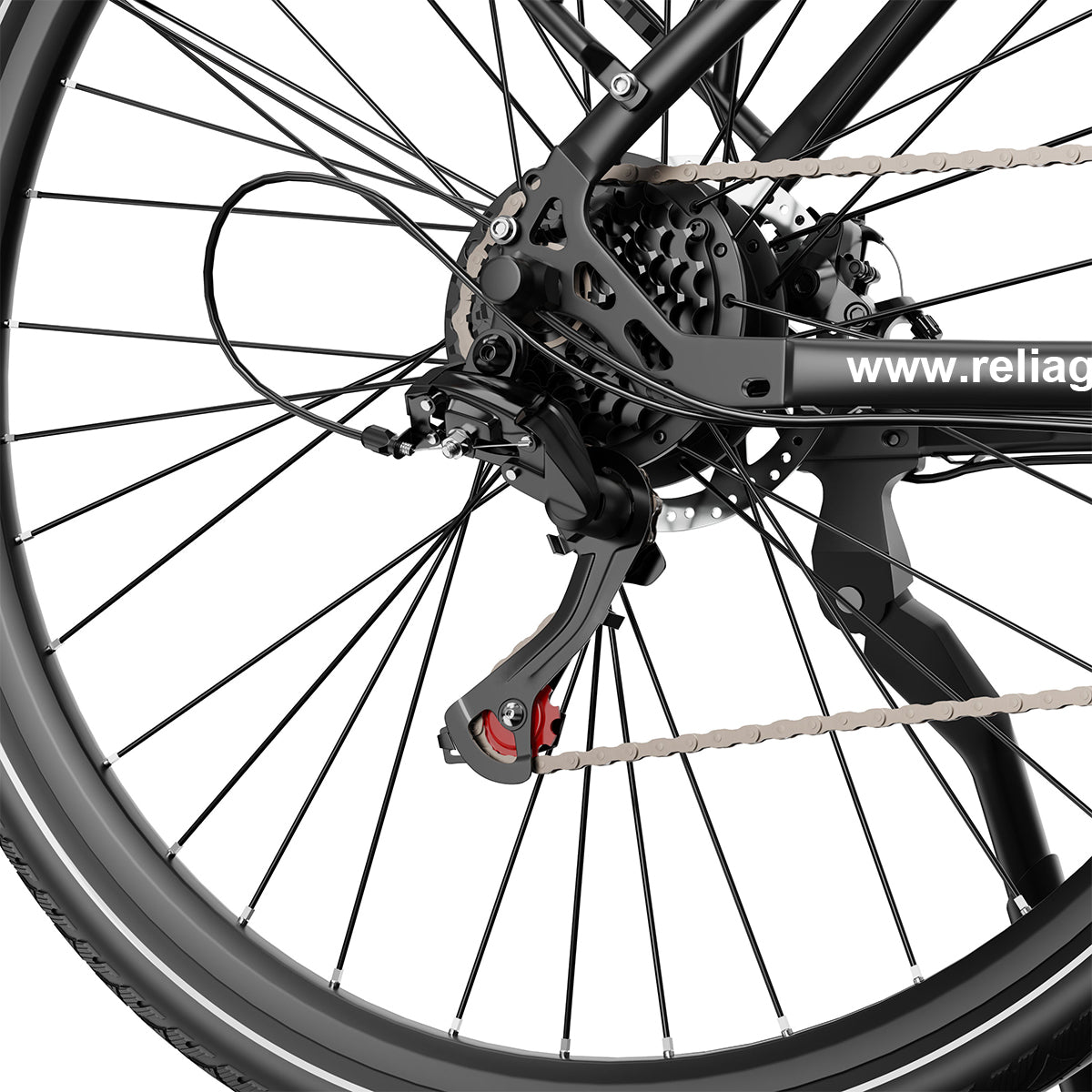 Reliago C29 Lite 36V 13Ah Electric Hybrid Bike – 250W City Commuter E-Bike with 27.5" Wheels