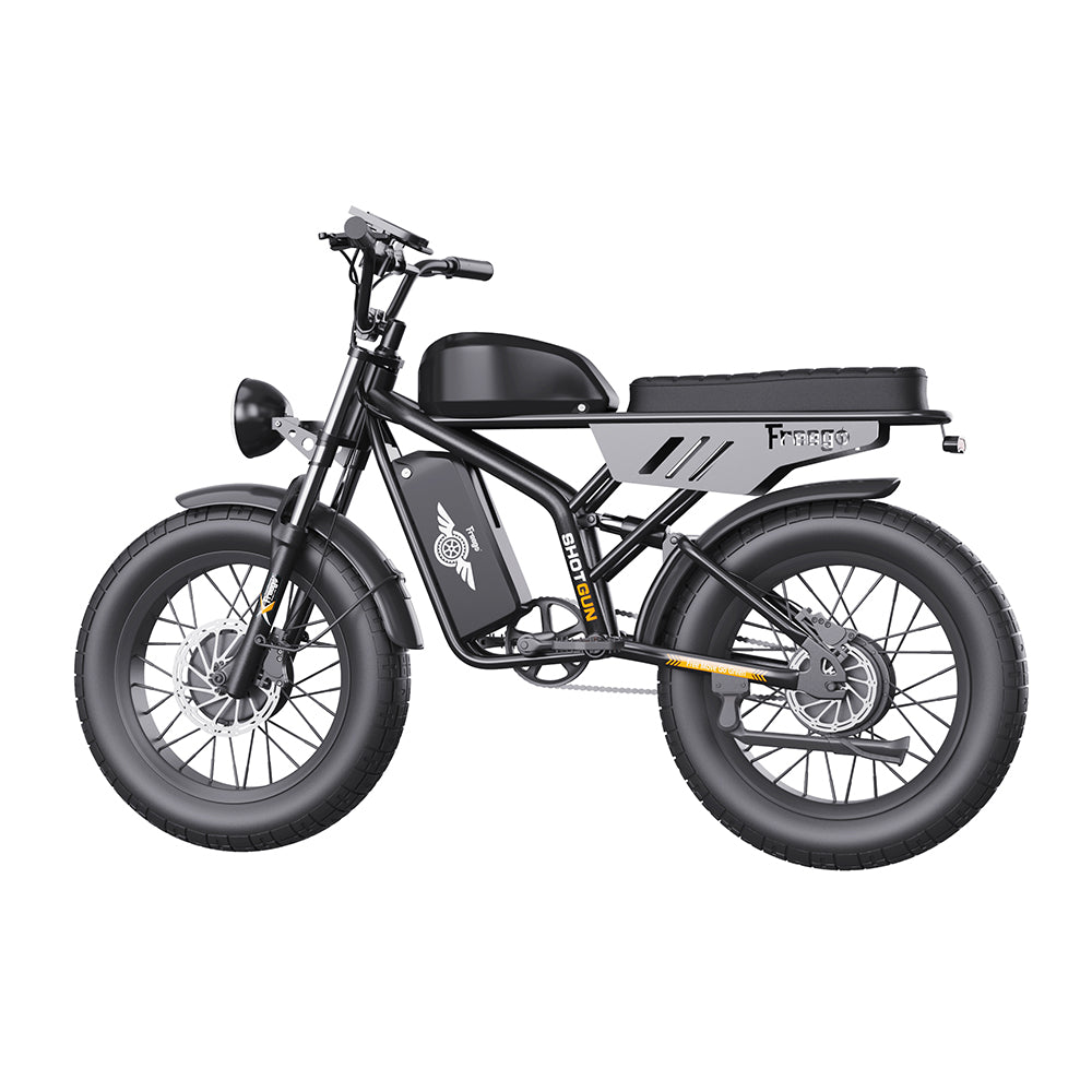 Reliago F3 Pro Max 48V 2000W Dual Motor Fat Tire Electric Motorcycle 20 Inch Long Range 55Ah E-Bike