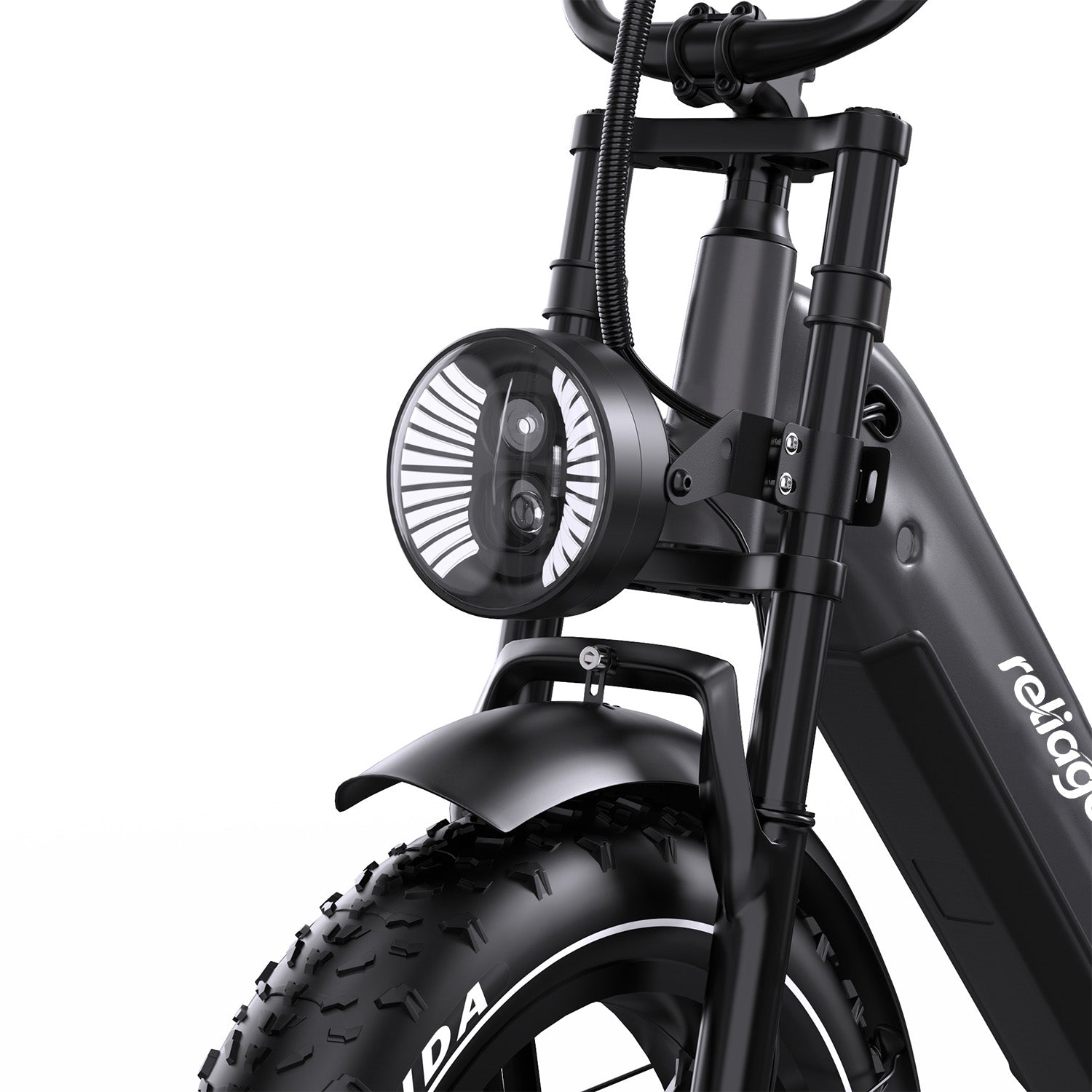 Reliago 48V 500W Fat OT08 Pro Tire Electric Bike 20x4.0 with Dual 18Ah Batteries, Hydraulic Disc Brakes