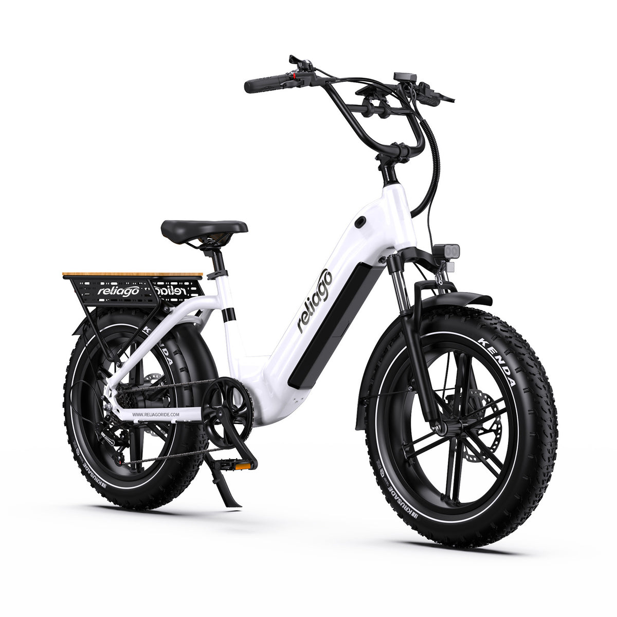 Reliago OT08 20 Inch Fat Tire Electric Bike 48V 500W Motor 18Ah Battery 7-Speed E-Bike