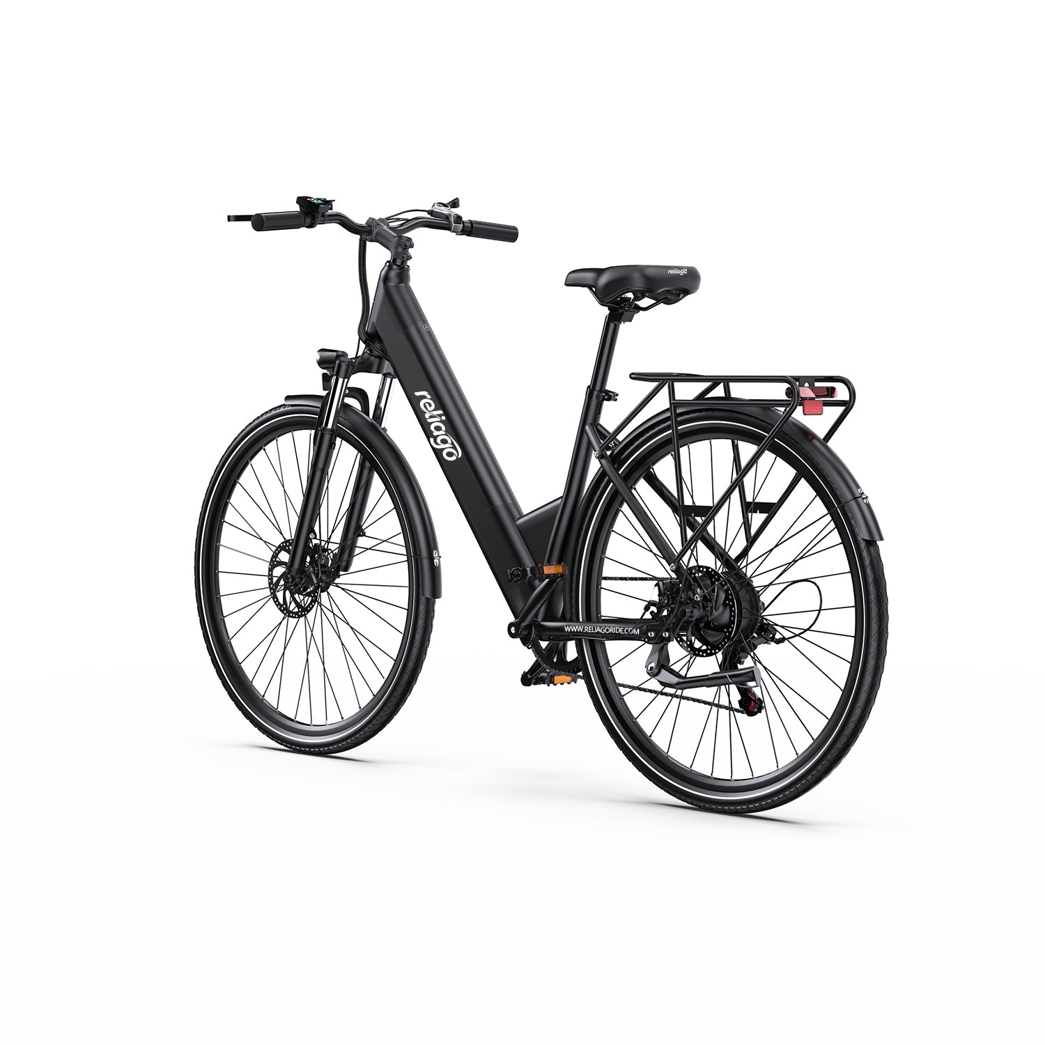 Reliago OT12 36V 13Ah Electric Hybrid Bike – 250W City Commuter E-Bike with 27.5" Wheels and LCD Display