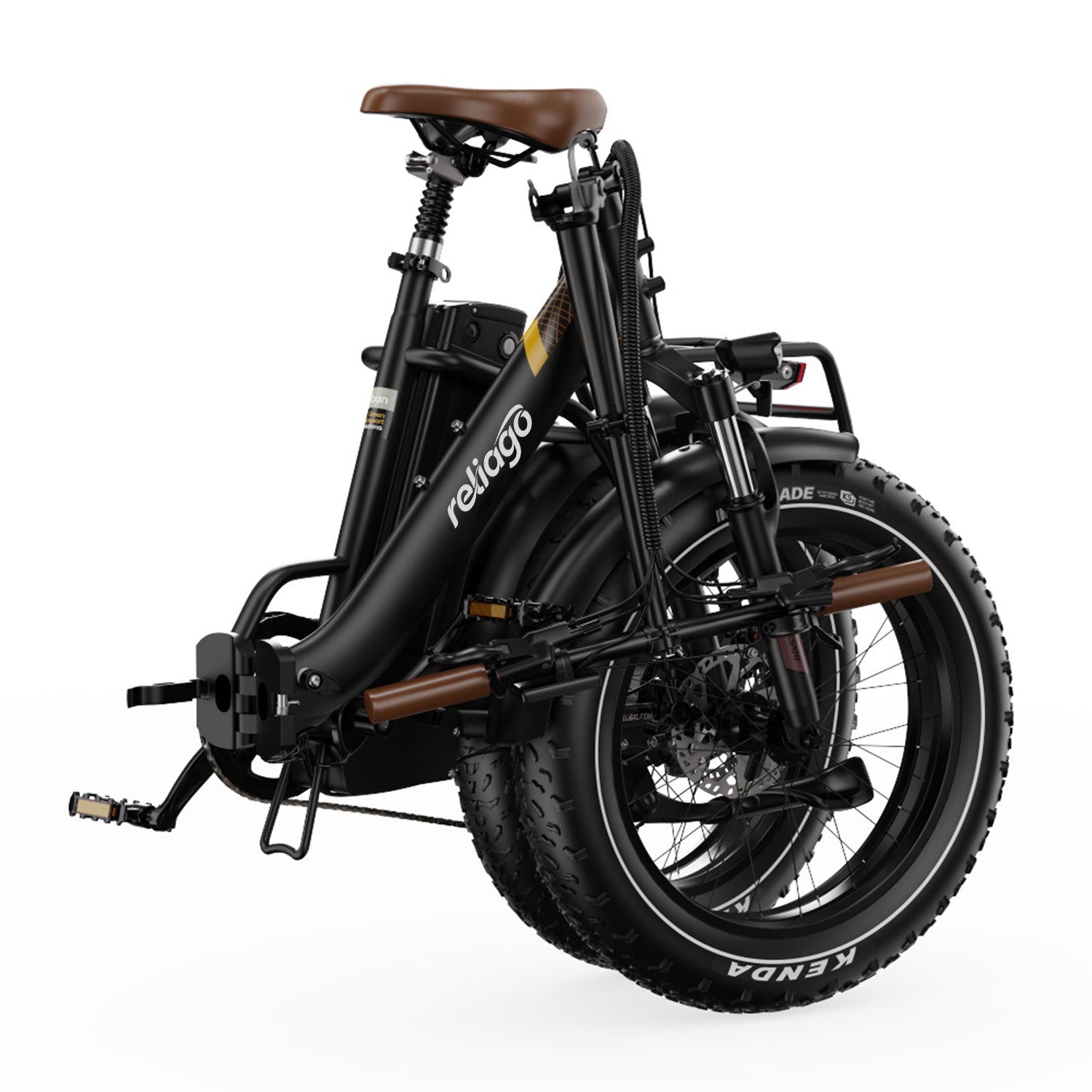 Reliago OT16-2 Folding Fat Tire E-Bike – 48V 17Ah Electric Bike with 20×3.0" Tires for City & Outdoor Riding