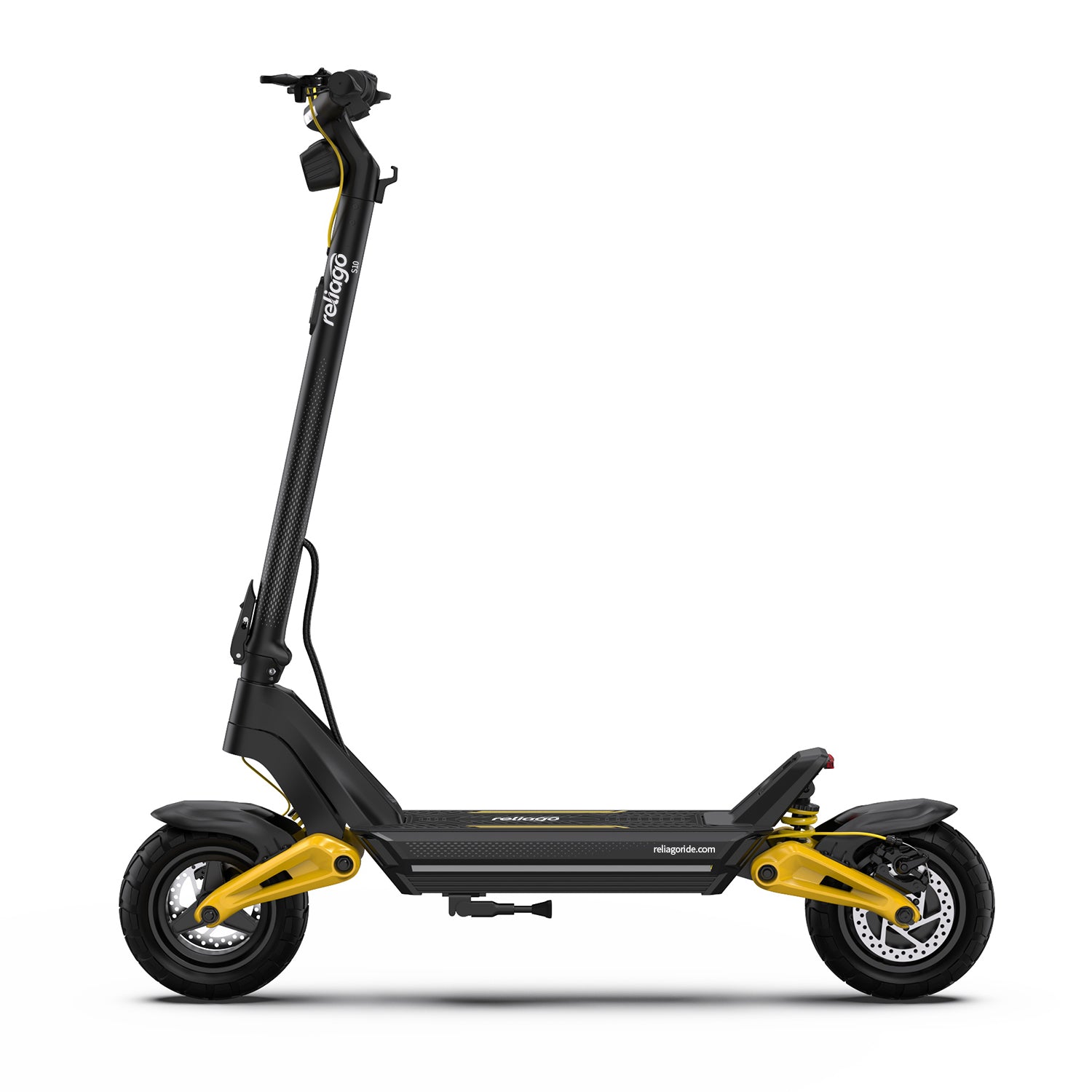 Reliago S10 Foldable Electric Scooter for Adults – 48V 20Ah Long Range E-Scooter with 10" Tires and LED Lights