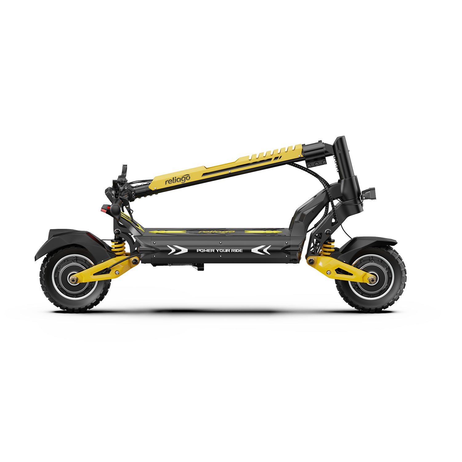 Reliago SR3 Long Range Electric Scooter for Adults – 60V 23.4Ah Battery 11" Off-Road Tires with Full Suspension