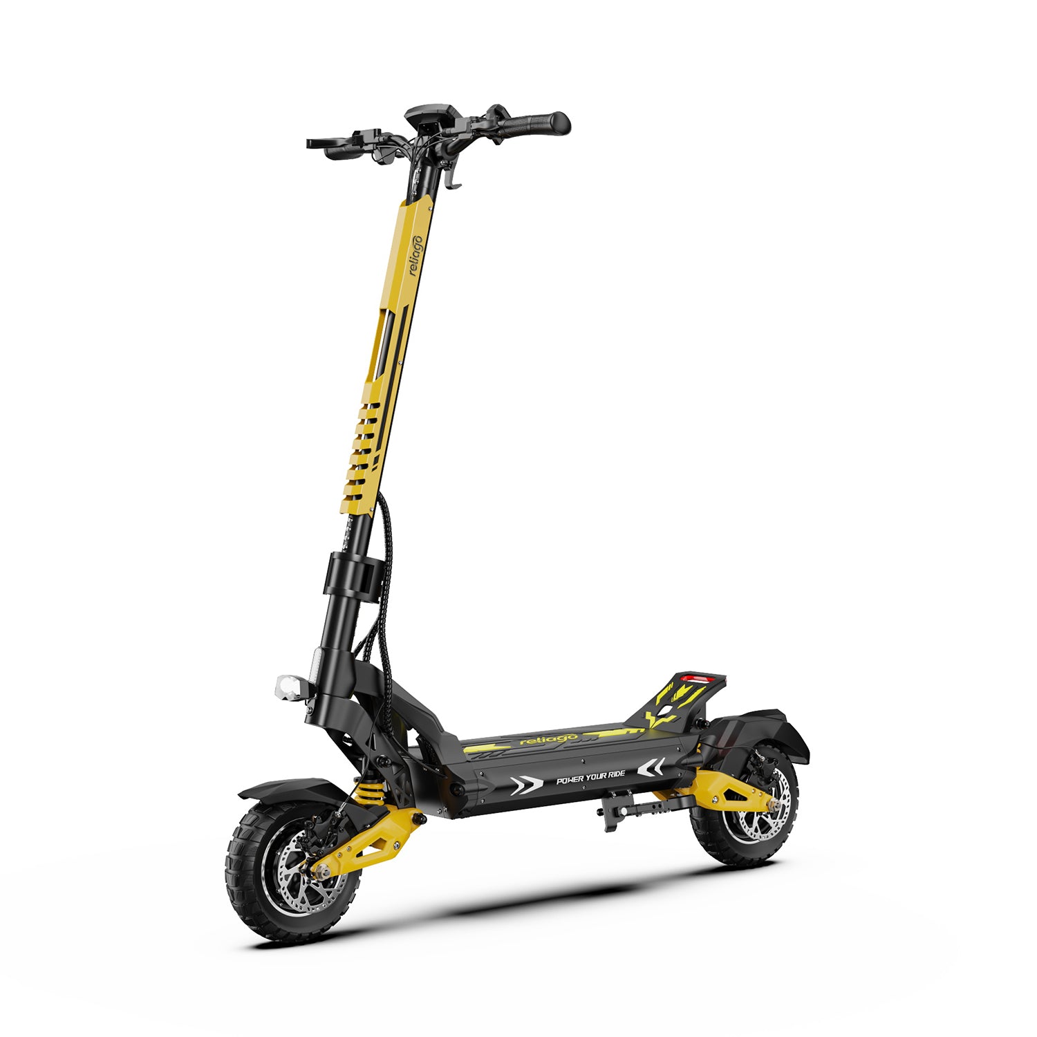 Reliago SR3 Long Range Electric Scooter for Adults – 60V 23.4Ah Battery 11" Off-Road Tires with Full Suspension
